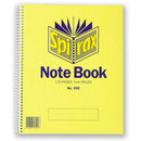 Spirax 592 Notebook Spiral Bound Side Opening 222x178mm 120 Page Pack 10 56055 (Pack 10) - SuperOffice