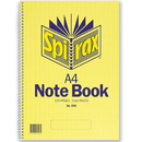 Spirax 595 Notebook 7mm Ruled Lines Spiral Bound 120 Page A4 10 Pack 56058 (10 Pack) - SuperOffice