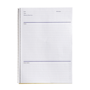 Spirax 705 Meeting Notes Actions Book Spiral Bound 140 Page A4 Pack 5 565705 (5 Pack) - SuperOffice