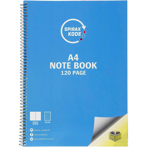 Spirax 957 Kode Notebook 120 Page A4 56957C - SuperOffice