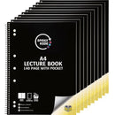 Spirax 958 Kode Lecture Book With Pocket 140 Page A4 10 Pack 56958C (10 Pack) - SuperOffice