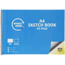 Spirax 964 Kode Sketchbook Book 40 Page A4 Blue Cover 10 Pack 56964C (10 Pack) - SuperOffice