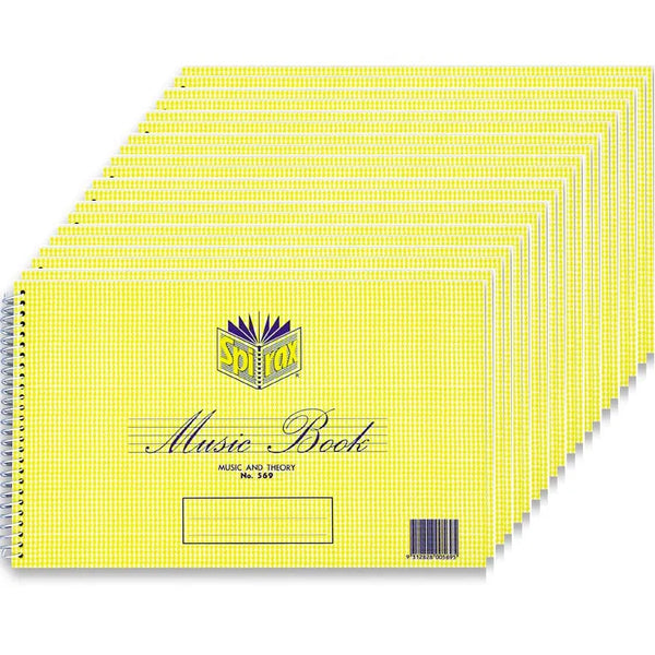 Spirax Music And Theory No.569 Book 36 Page 152x248mm 20 Pack 55240 (20 Pack) - SuperOffice