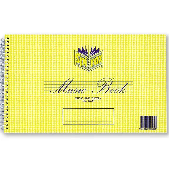 Spirax Music And Theory No.569 Book 36 Page 152x248mm 20 Pack 55240 (20 Pack) - SuperOffice