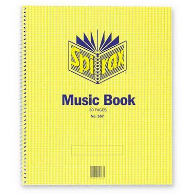 Spirax Music Book 30 Page 297 X 248Mm 56225 - SuperOffice