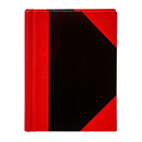 Spirax Notebook Casebound Ruled 100 Leaf A7 Black/Red 5 Pack 56521 (5 Pack) - SuperOffice