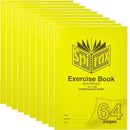 Spirax P106 Exercise Book Ruled 8mm 70Gsm 64 Page A4 10 Pack 56106P (10 Pack) - SuperOffice