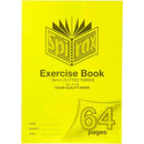 Spirax P116 Exercise Book Dotted Thirds 18Mm 70Gsm 64 Page A4 Yellow 56116P - SuperOffice
