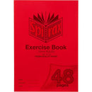 Spirax P118 Exercise Book Ruled 12mm 70GSM 48 Page A4 Red 10 Pack 56118P (10 Pack) - SuperOffice