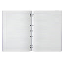 Spirax P128 Binder Notebook 8mm Ruled Lines 192 Page A4 5 Pack Purple 56128P (5 Pack) - SuperOffice
