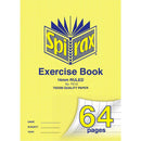Spirax P212 Exercise Book Ruled 14mm 70GSM 64 Page A4 Pack 10 56212P (10 Pack) - SuperOffice