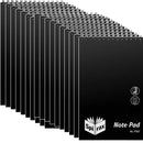 Spirax P563 Reporters Notebook Spiral Bound Top Open 100 Page 200x127mm Black 20 Pack 5604800 (20 Pack) - SuperOffice