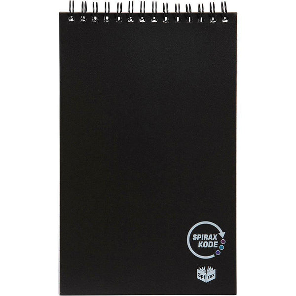 Spirax P955 Kode Pocket Notebook 76 X 112Mm Black 56955BK - SuperOffice