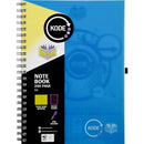 Spirax P959 Kode Notebook Spiral Bound 240 Ruled Page A4 Blue 56959B - SuperOffice