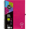 Spirax P959 Kode Notebook Spiral Bound 240 Ruled Page A4 Pink 56959P - SuperOffice