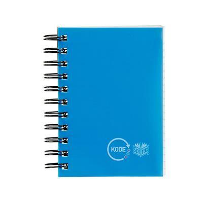 Spirax P962 Kode Solid Notebook Spiral Bound 400 Page 148 X 105Mm Blue 56962B - SuperOffice
