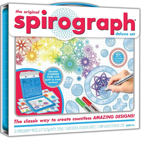 Spirograph The Original Deluxe Kit 45+ Piece Drawing Set