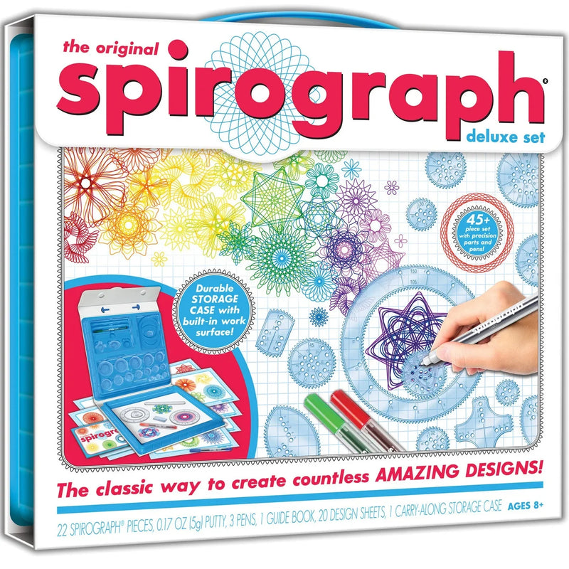 Spirograph The Original Deluxe Kit 45+ Piece Drawing Set 819441010017 - SuperOffice