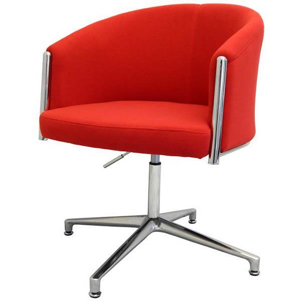 Splash Club Lounge Chair Single Seat Red SPLASHCLUBRE - SuperOffice