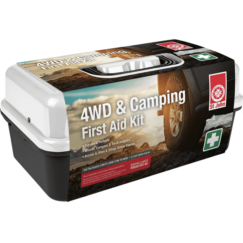 St John Ambulance First Aid Kit 4WD Camping Outdoors Portable Travel Case 600207C - SuperOffice