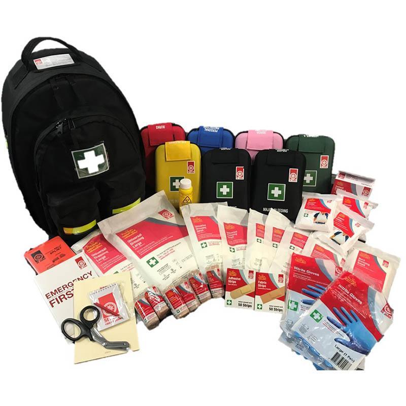 St John Workplace Modular Trauma First Aid Kit Backpack 640070 - SuperOffice