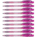 Stabilo 308 Liner Retractable Ballpoint Pen Medium Pink Box 10 0280760 - SuperOffice