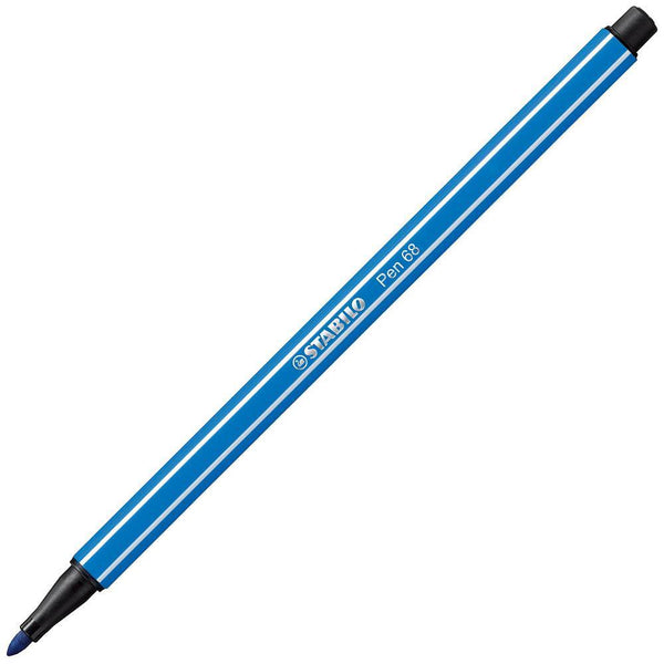 Stabilo 68 Fibre Tip Pen Dark Blue Box 10 0350880 - SuperOffice