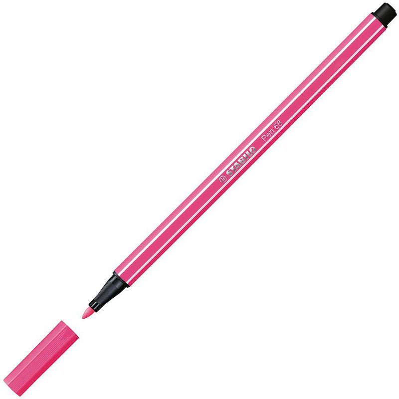 Stabilo 68 Fibre Tip Pen Heliotrope Box 10 49563 - SuperOffice