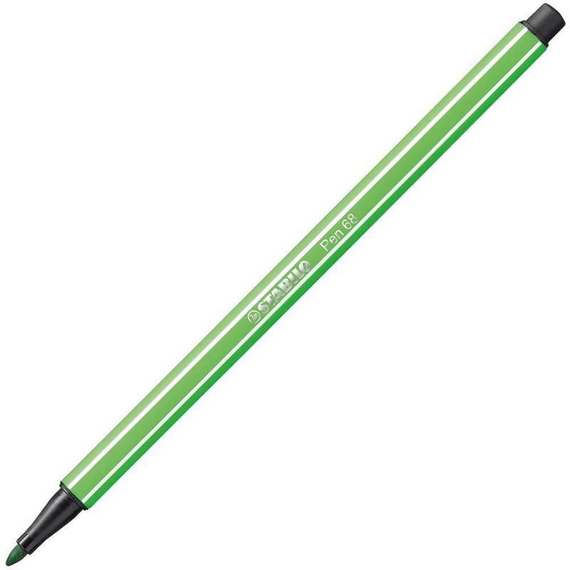 Stabilo 68 Fibre Tip Pen Leaf Green Box 10 0350890 - SuperOffice