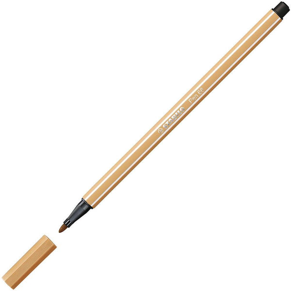 Stabilo 68 Fibre Tip Pen Light Ochre Box 10 49560 - SuperOffice