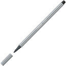 Stabilo 68 Fibre Tip Pen Medium Cold Grey Box 10 49706 - SuperOffice