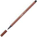 Stabilo 68 Fibre Tip Pen Sienna Box 10 49460 - SuperOffice