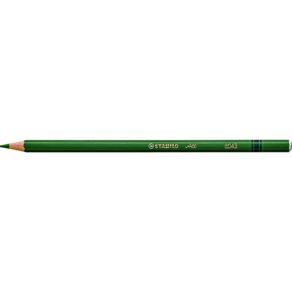 Stabilo 8043 All Pencil Green Colour Box 12 0080436 (Box 12) - SuperOffice