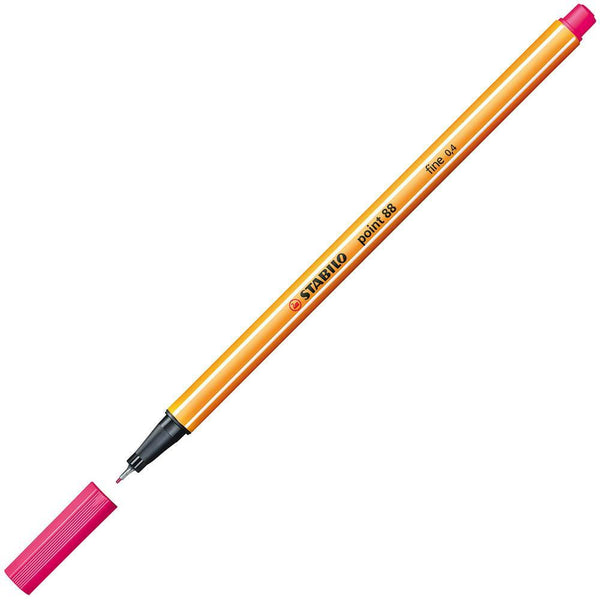 Stabilo 88 Point Fineliner Pen 0.4Mm Pink 0342680 - SuperOffice