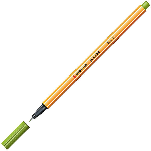 Stabilo 88 Point Fineliner Pen Apple Green 0350570 - SuperOffice