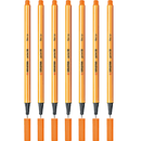 Stabilo 88 Point Fineliner Pen Fine Orange Box 7 0342720 (Box 7) - SuperOffice