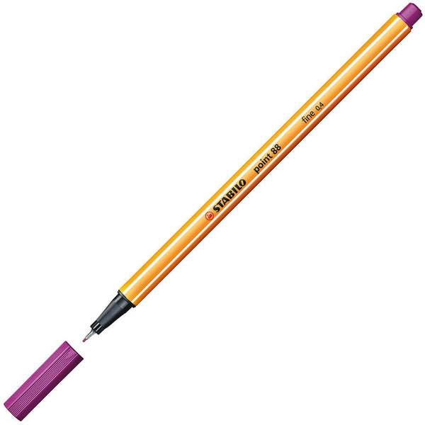 Stabilo 88 Point Fineliner Pen Lavender 0269460 - SuperOffice