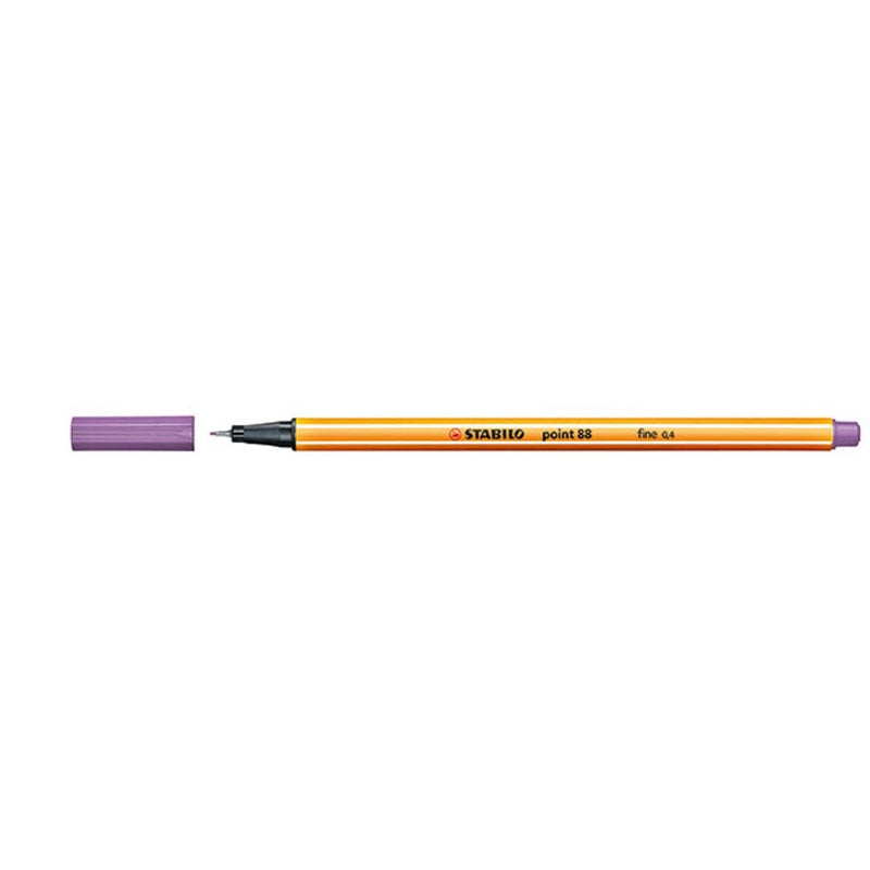 Stabilo 88 Point Fineliner Pen Lilac Lavendar Box 9 0269460 (Box 9) - SuperOffice