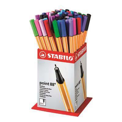 Stabilo 88 Point Fineliner Pen Mini Wallet Display 60 0361900 - SuperOffice