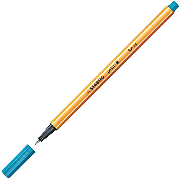 Stabilo 88 Point Fineliner Pen Turquoise 0350600 - SuperOffice