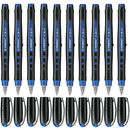 Stabilo Bl@Ck Rollerball Pens Medium Blue Box 10 0370140 - SuperOffice