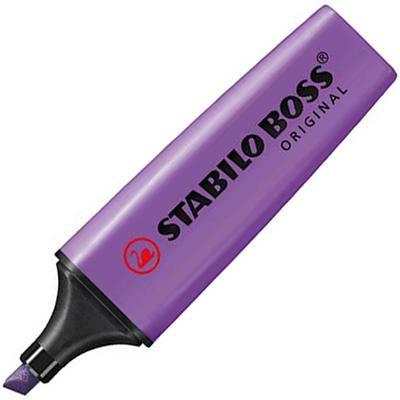 Stabilo Boss Highlighter Chisel Tip Lavender 0196186 - SuperOffice