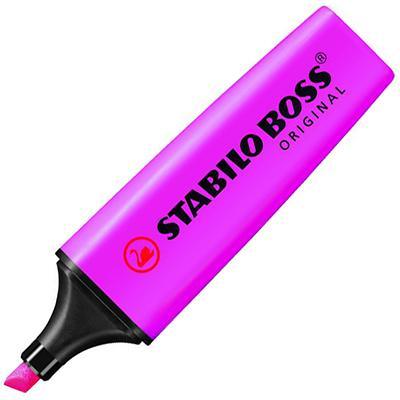 Stabilo Boss Highlighter Chisel Tip Lilac 0072582 - SuperOffice