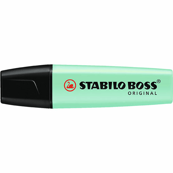 Stabilo Boss Highlighter Pastel Hint Of Mint Box 10 49633 (Box 10) - SuperOffice