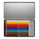STABILO CarbOthello Chalk Pastel Coloured Pencils Tin Set 12 Aquarellable 0014138 - SuperOffice