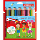 Stabilo Color Colouring Pencils Wallet 24 49734 - SuperOffice