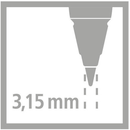 Stabilo EasyErgo Assist Hand Writing Pencil + Sharpener Left Hand Blue 0342240 - SuperOffice