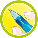 Stabilo EasyErgo Assist Hand Writing Pencil + Sharpener Left Hand Blue 0342240 - SuperOffice