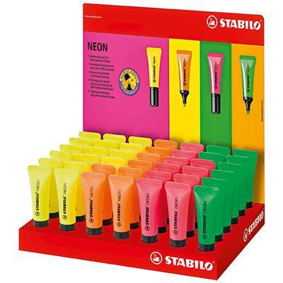 Stabilo Neon Highlighters Dispenser Pack 42 48840 - SuperOffice