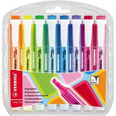 Stabilo Swing Cool Highlighter Wallet 8 0216491 - SuperOffice